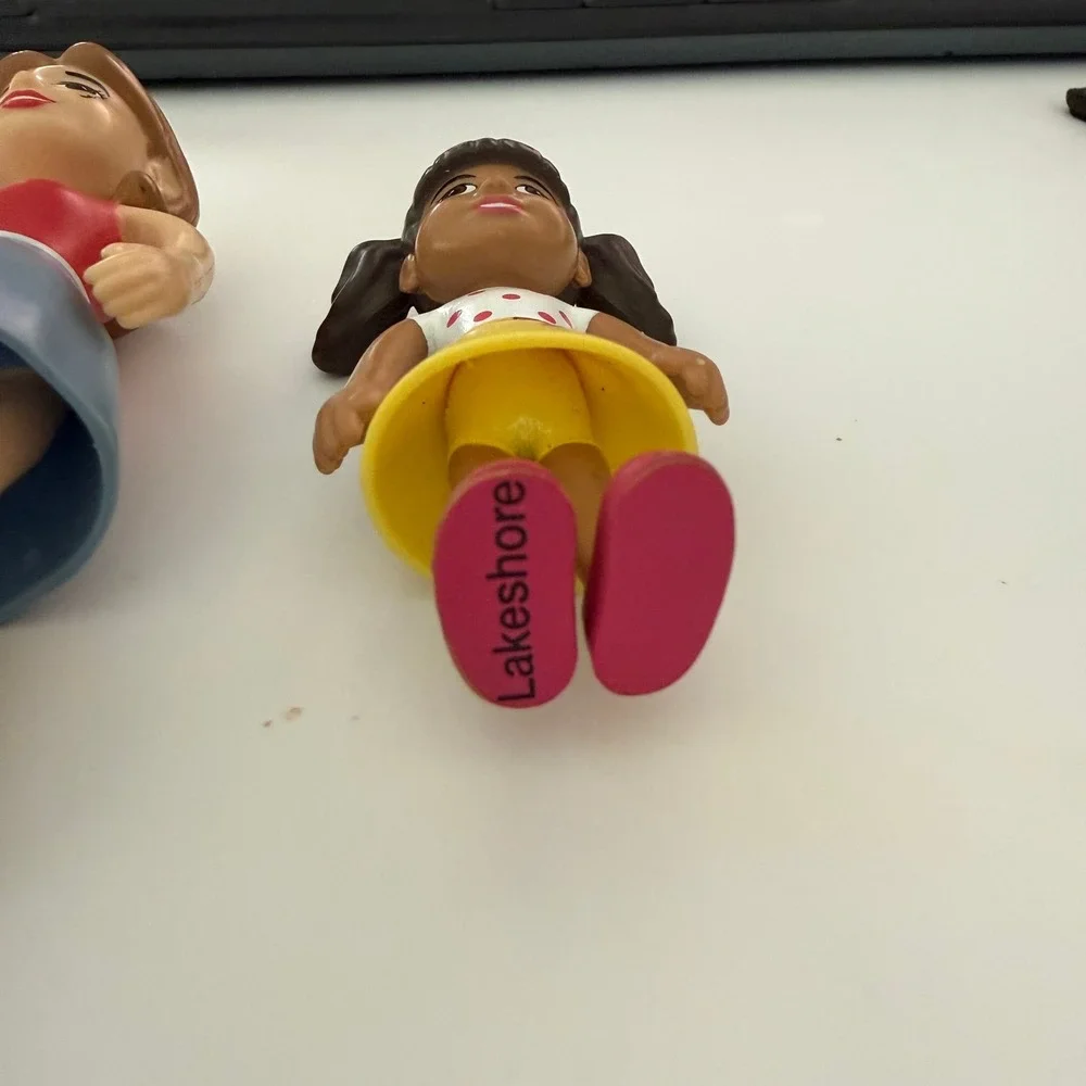 Lakeshore Learning Posable Family Figures Mother and Daughter Vinyl Dolls Set